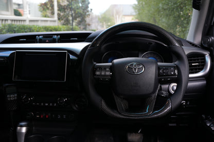 Carbon Fibre Steering Wheel Upgrade For Toyota Hilux N80